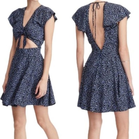 Denim & Supply Ralph Lauren Dresses & Skirts - Ralph Lauren Denim & Supply Floral Emilie Cutout Halter Cottage Mini-Dress (0)